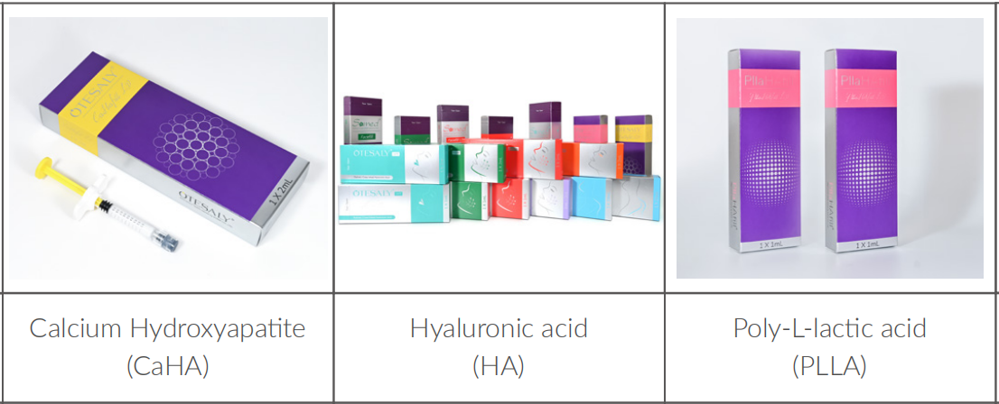 AOMA CaHA vs HA Filler vs PLLA AOMA CaHA vs HA Filler vs PLLA