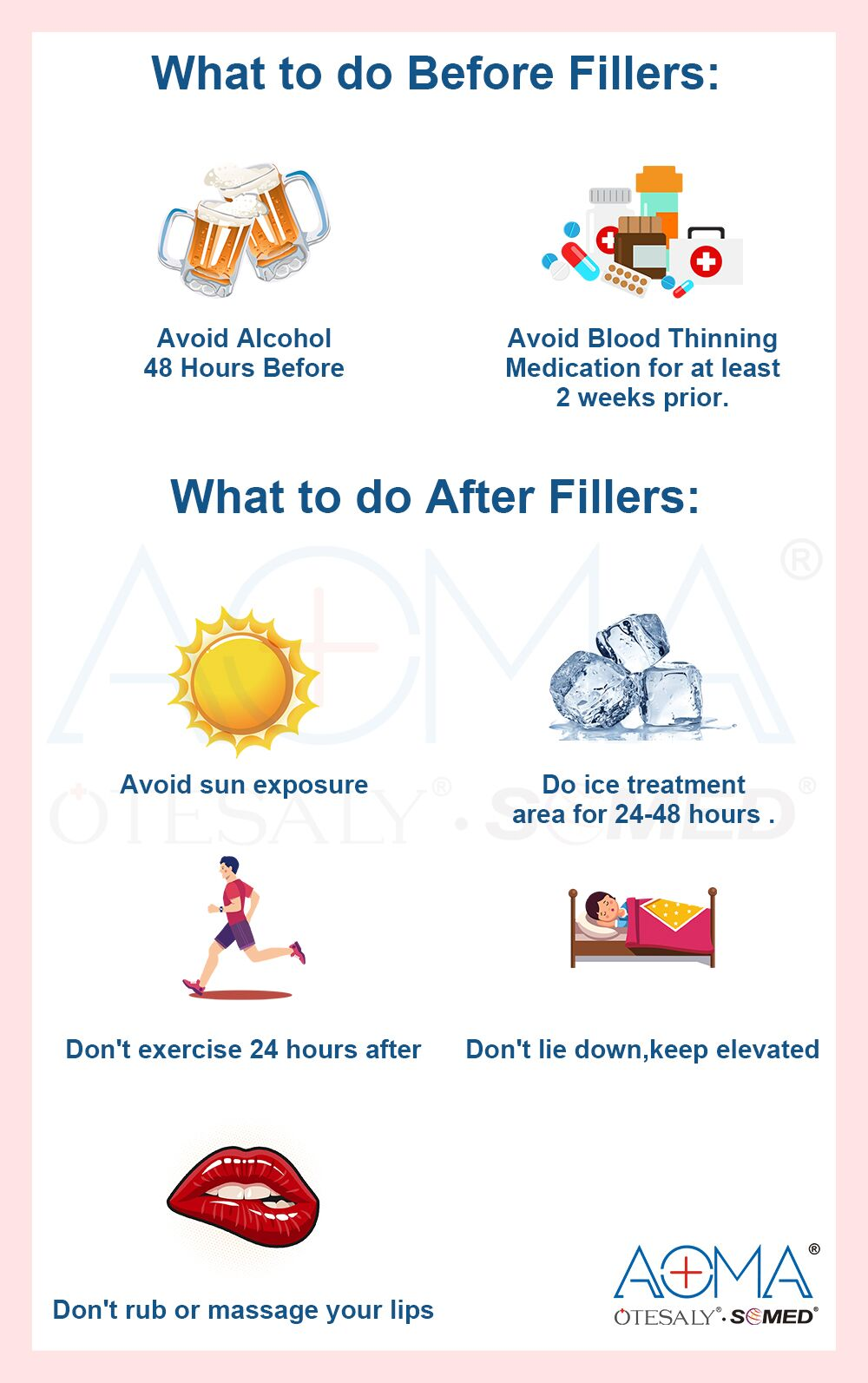 What to do before & after fillers treatment