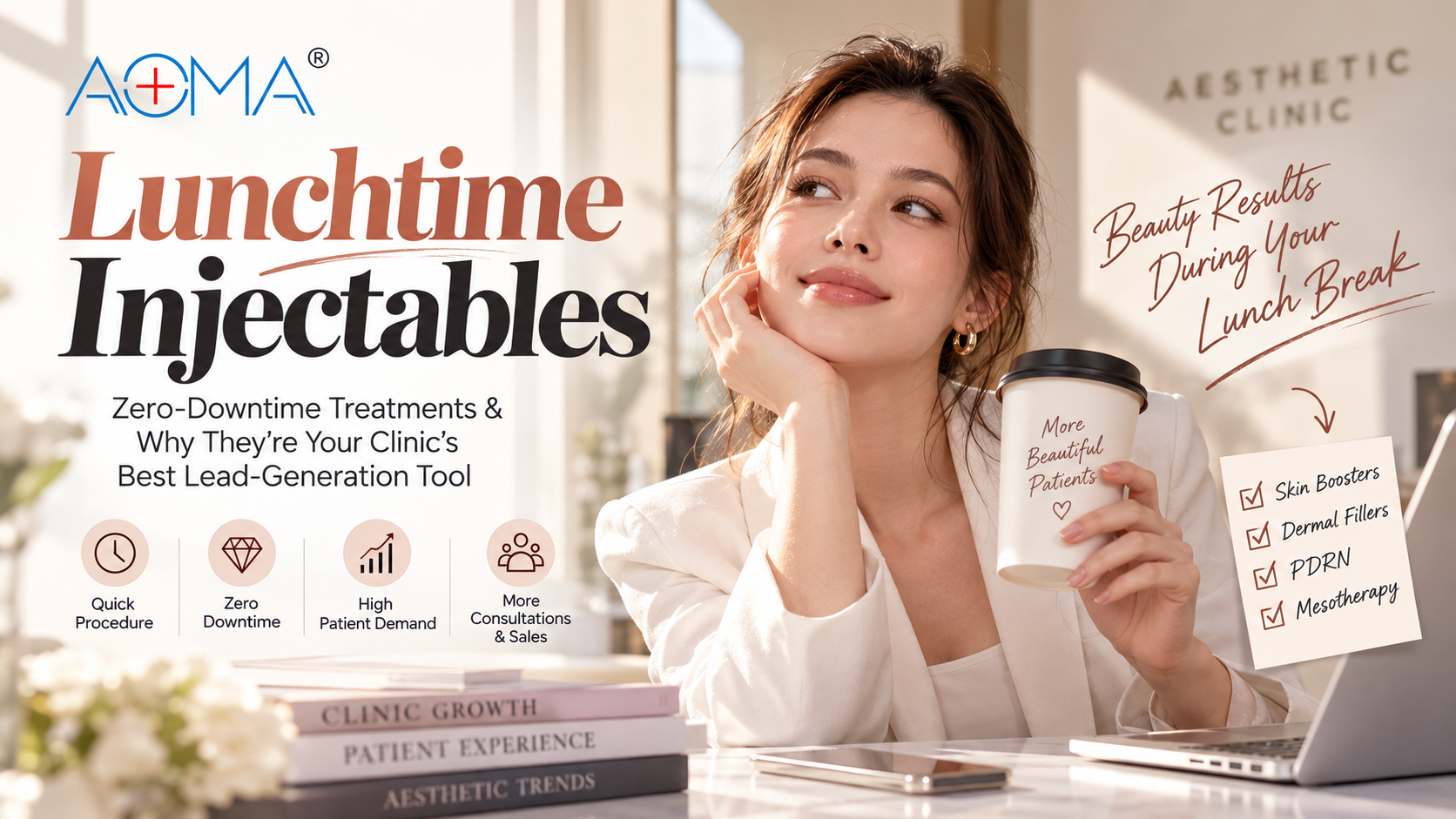 Lunchtime Injectables: Zero-Downtime Treatments for Busy Clinics | AOMA