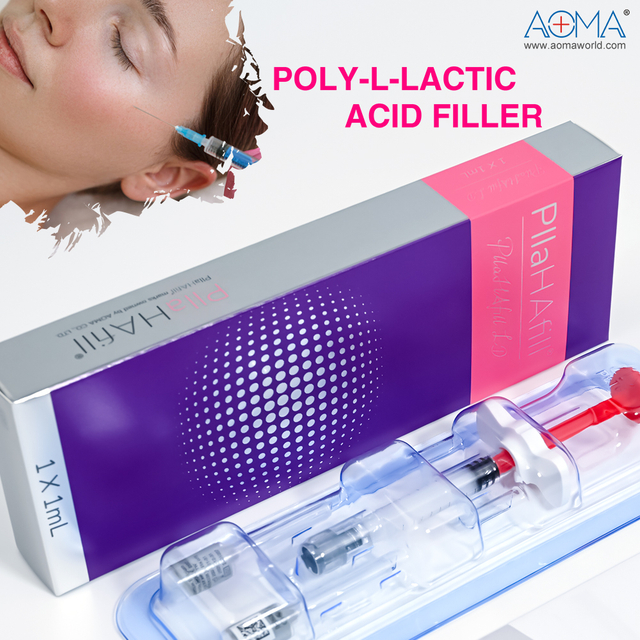 1mL PLLA Dermal Filler for Forehead Lines Reduction & Long-Lasting Smoothing